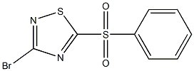 5-(benzenesulfonyl)-3-bromo-1,2,4-thiadiazole 结构式