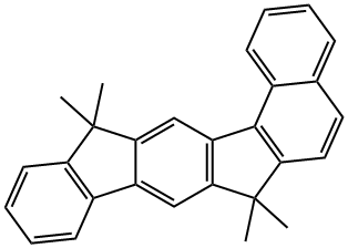 苯并[G]茚并[1,2-B]芴,7,13-二氢-7,7,13,13-四甲基- 结构式