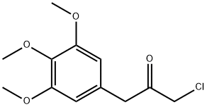 1-chloro-3-(3,4,5-trimethoxyphenyl)propan-2-one 结构式