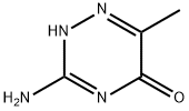 3-氨基-6-甲基-1,2,4-三嗪-5(4H)-酮 结构式