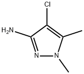 4-氯-1,5-二甲基-1H-吡唑-3-胺 结构式