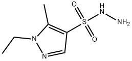 1-ethyl-5-methyl-1H-pyrazole-4-sulfonohydrazide 结构式