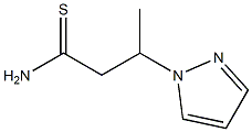 3-(1H-吡唑-1-基)丁烷硫代酰胺 结构式