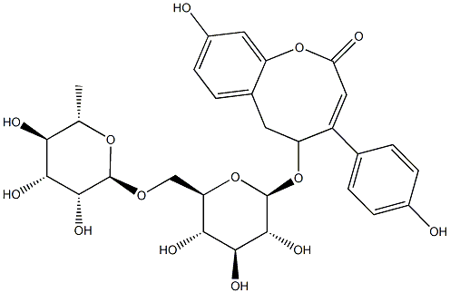 葛根苷A 结构式