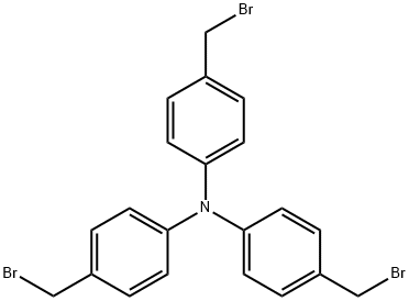 4,4',4''-三(溴甲基)三苯胺 结构式