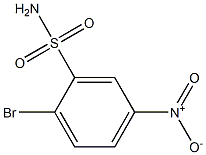 2-bromo-5-nitrobenzenesulfonamide 结构式