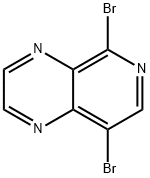 5,8-二溴吡啶[3,4-B]吡嗪 结构式