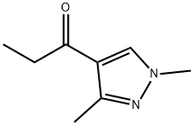 1-(1,3-二甲基-1H-吡唑-4-基)丙烷-1-酮 结构式