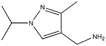 (1-异丙基-3-甲基-1H-吡唑-4-基)甲胺 结构式