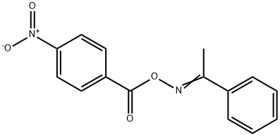 1-phenylethanone O-(4-nitrobenzoyl)oxime 结构式