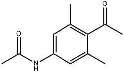 N-(4-acetyl-3,5-dimethylphenyl)acetamide 结构式