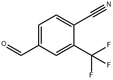 4-氰基-3-(三氟甲基)苯甲醛 结构式