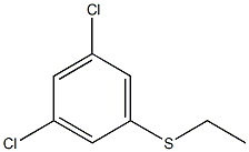 1,3-dichloro-5-ethylsulfanylbenzene 结构式