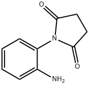 1-(2-氨基苯基)吡咯烷-2,5-二酮 结构式