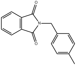 N-(4-甲基苯基)甲基邻苯二甲酰亚胺 结构式