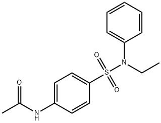 N-[4-[ethyl(phenyl)sulfamoyl]phenyl]acetamide 结构式