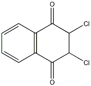 1,4-Naphthalenedione,2,3-dichloro-2,3-dihydro- 结构式