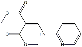 1,3-dimethyl 2-{[(pyridin-2-yl)amino]methylidene}propanedioate 结构式