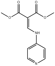 1,3-dimethyl 2-{[(pyridin-4-yl)amino]methylidene}propanedioate 结构式