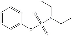 Sulfamic acid, diethyl-, phenyl ester 结构式