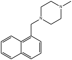 1-METHYL-4-(NAPHTHALEN-1-YLMETHYL)PIPERAZINE 结构式