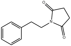 2,5-Pyrrolidinedione,1-(2-phenylethyl)- 结构式