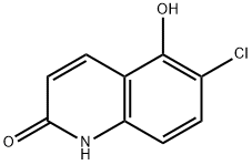 6-氯-5-羟基喹啉-2-酮 结构式