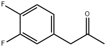 1-(3,4-difluorophenyl)propan-2-one 结构式