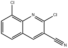2,8-dichloroquinoline-3-carbonitrile 结构式