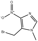 5-(溴甲基)-1-甲基-4-硝基-1H-咪唑 结构式