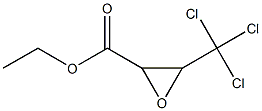 2-Oxiranecarboxylicacid, 3-(trichloromethyl)-, ethyl ester 结构式