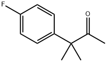 3-(4-氟苯基)-3-甲基丁烷-2-酮 结构式