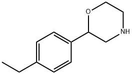 2-(4-乙基苯基)吗啉 结构式