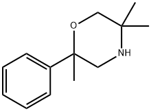 2,5,5-trimethyl-2-phenylmorpholine 结构式
