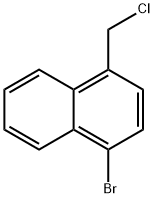 1-Bromo-4-(chloromethyl)naphthalene 结构式