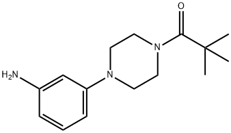 tert-butyl 4-(3-aminophenyl)piperazine-1-carboxylate 结构式