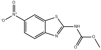 methyl N-(6-nitro-1,3-benzothiazol-2-yl)carbamate 结构式