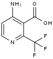 4-AMINO-2-(TRIFLUOROMETHYL)NICOTINIC ACID 结构式