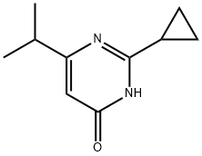 2-cyclopropyl-6-isopropylpyrimidin-4-ol 结构式