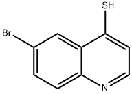 6-溴喹啉-4-硫醇 结构式
