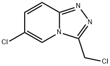 6-chloro-3-(chloromethyl)-[1,2,4]triazolo[4,3-a]pyridine 结构式