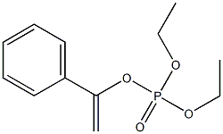 Phosphoric acid, diethyl 1-phenylethenyl ester 结构式