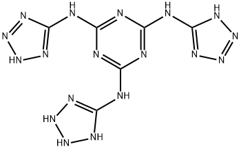 N2,N4,N6-三(2H-四氮唑-5-基)-1,3,5-三嗪-2,4,6-三氨基 结构式