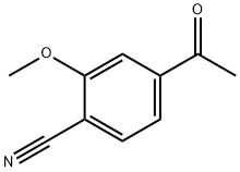 Benzonitrile, 4-acetyl-2-methoxy- 结构式