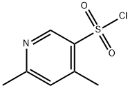4,6-二甲基吡啶-3-磺酰氯 结构式
