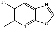 6-BROMO-5-METHYLOXAZOLO[5,4-B]PYRIDINE 结构式