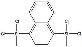 Silane, 1,4-naphthalenediylbis[dichloromethyl- 结构式