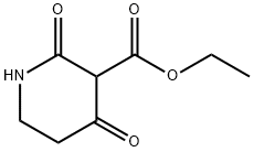 2,4-Dioxo-piperidine-3-carboxylic acid ethyl ester 结构式