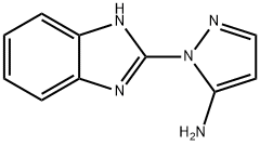 1-(1H-1,3-benzodiazol-2-yl)-1H-pyrazol-5-amine 结构式
