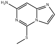 5-(methylsulfanyl)imidazo[1,2-c]pyrimidin-7-amine 结构式